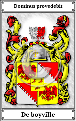 De boyville Family Crest Download (JPG)  Book Plated - 150 DPI